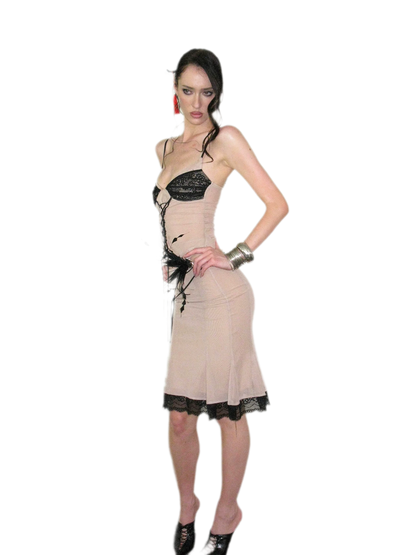Lace Ruched Mermaid Set