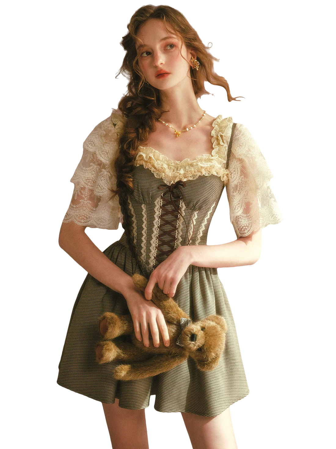 Crown Morning French Soft Lace Top