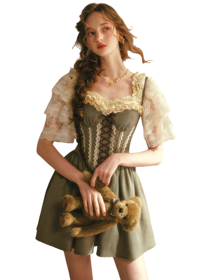 Crown Morning French Soft Lace Top