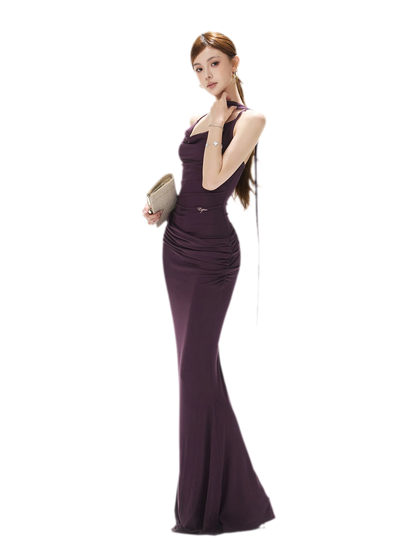 Draped Mermaid Cami Dress