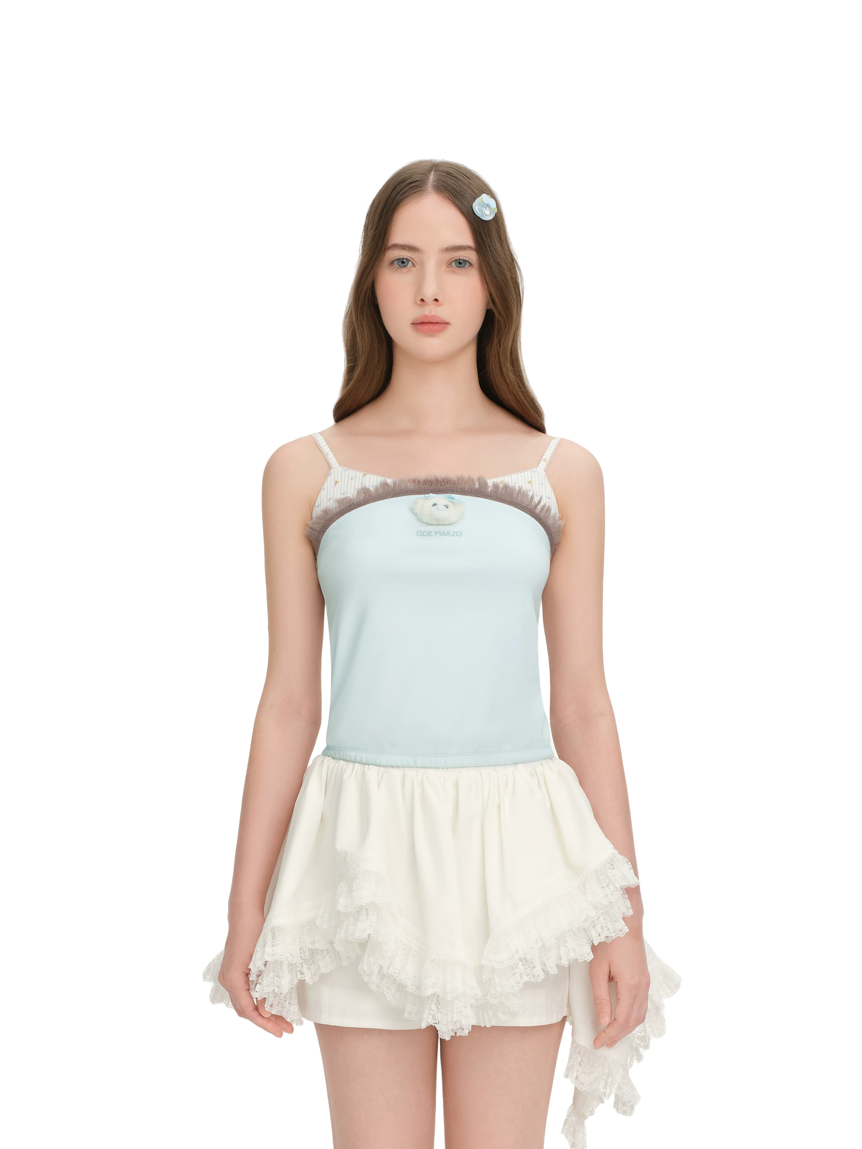 Two-Layer Tassel Camisole Vest