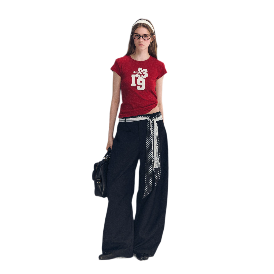 Lace Belt Pants