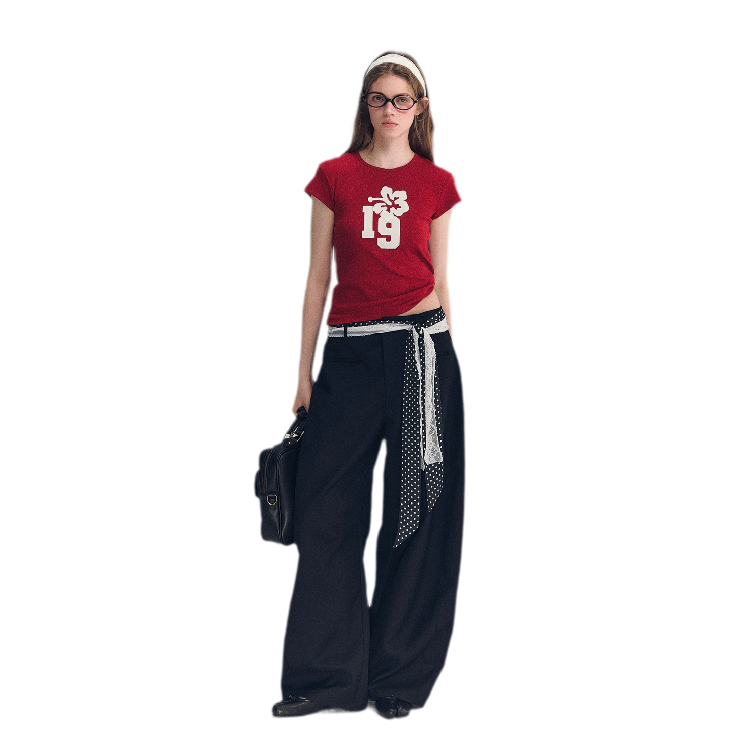 Lace Belt Pants