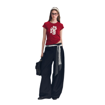 Lace Belt Pants
