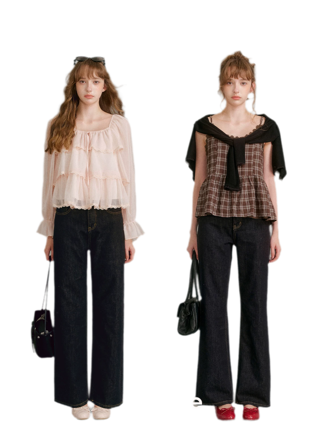Soft Cotton Straight-Leg Jeans
