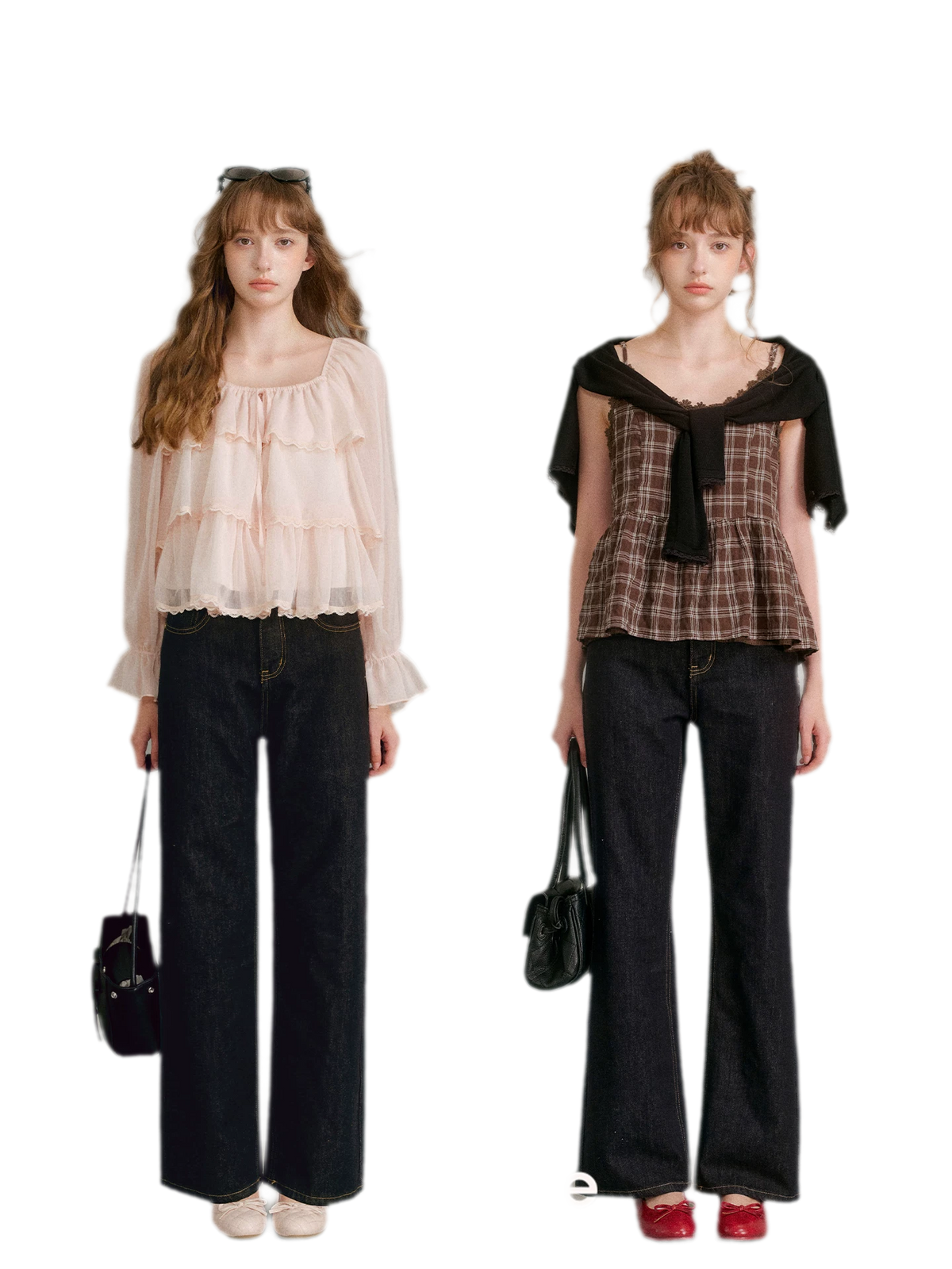 Soft Cotton Straight-Leg Jeans