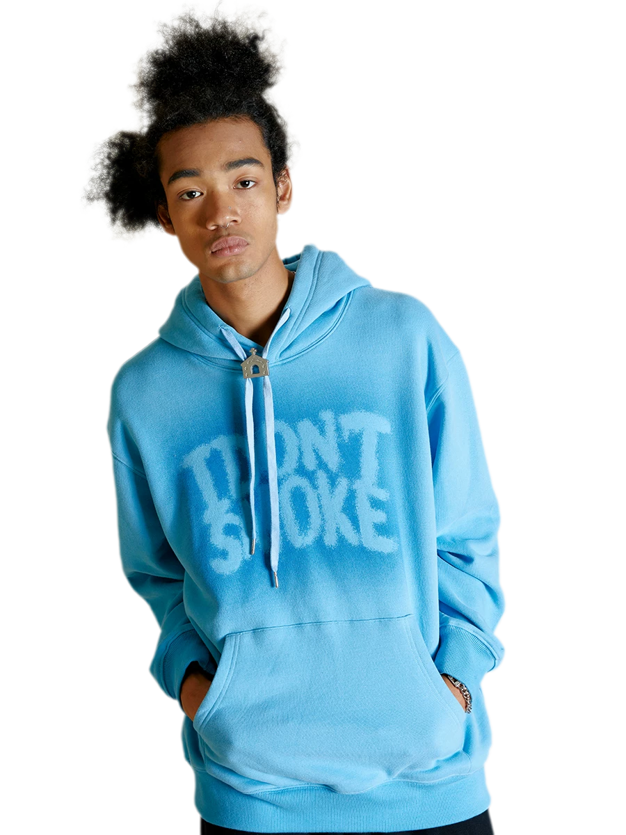 American Style Shadow Print Hoodie