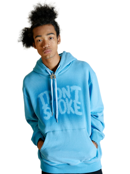 American Style Shadow Print Hoodie