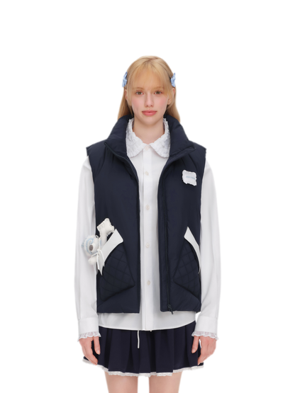 Quilted Bear Down Vest
