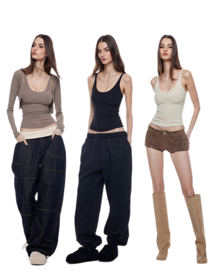Viscose Camisole Cardigan Set