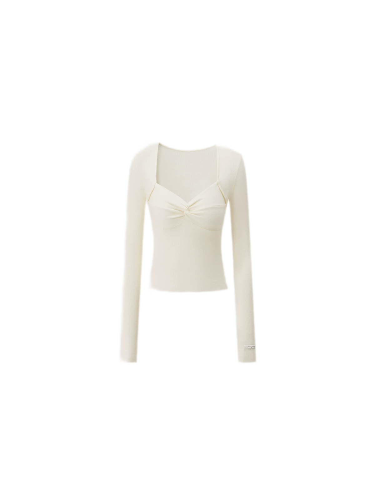 Twist Front Knit Top