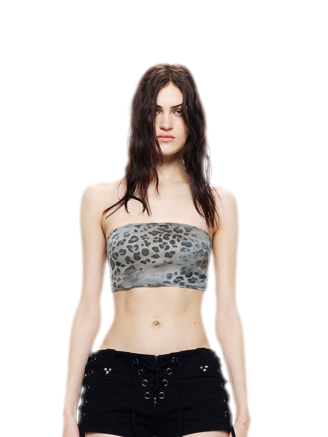 Punk Bandeau Crop Top
