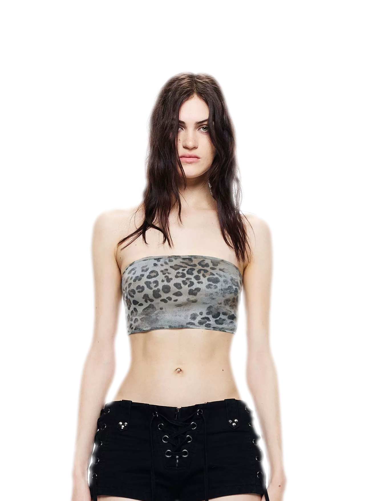 Punk Bandeau Crop Top