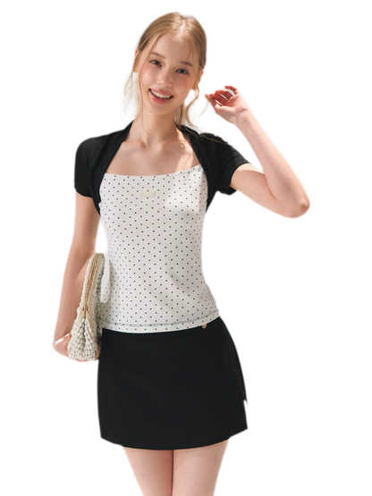 Colorblock Faux Two-Piece Tee