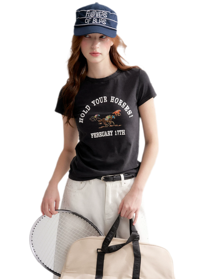 Vintage Horse Print Tee