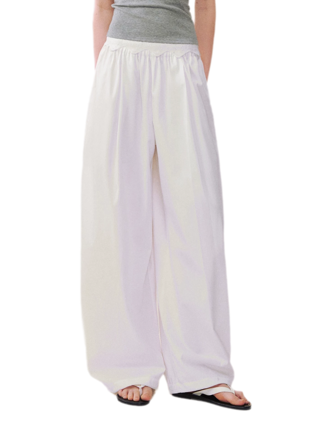 Breathable Relaxed Lantern Pants