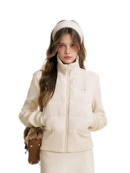 Wool Knit Down Jacket