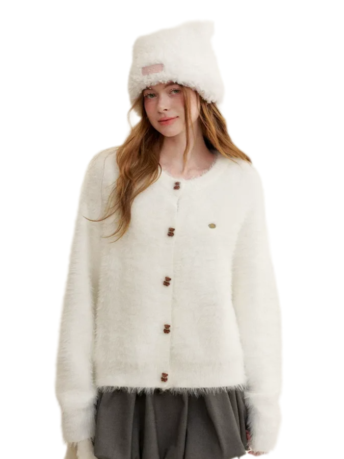 Snow Bear Knit Cardigan