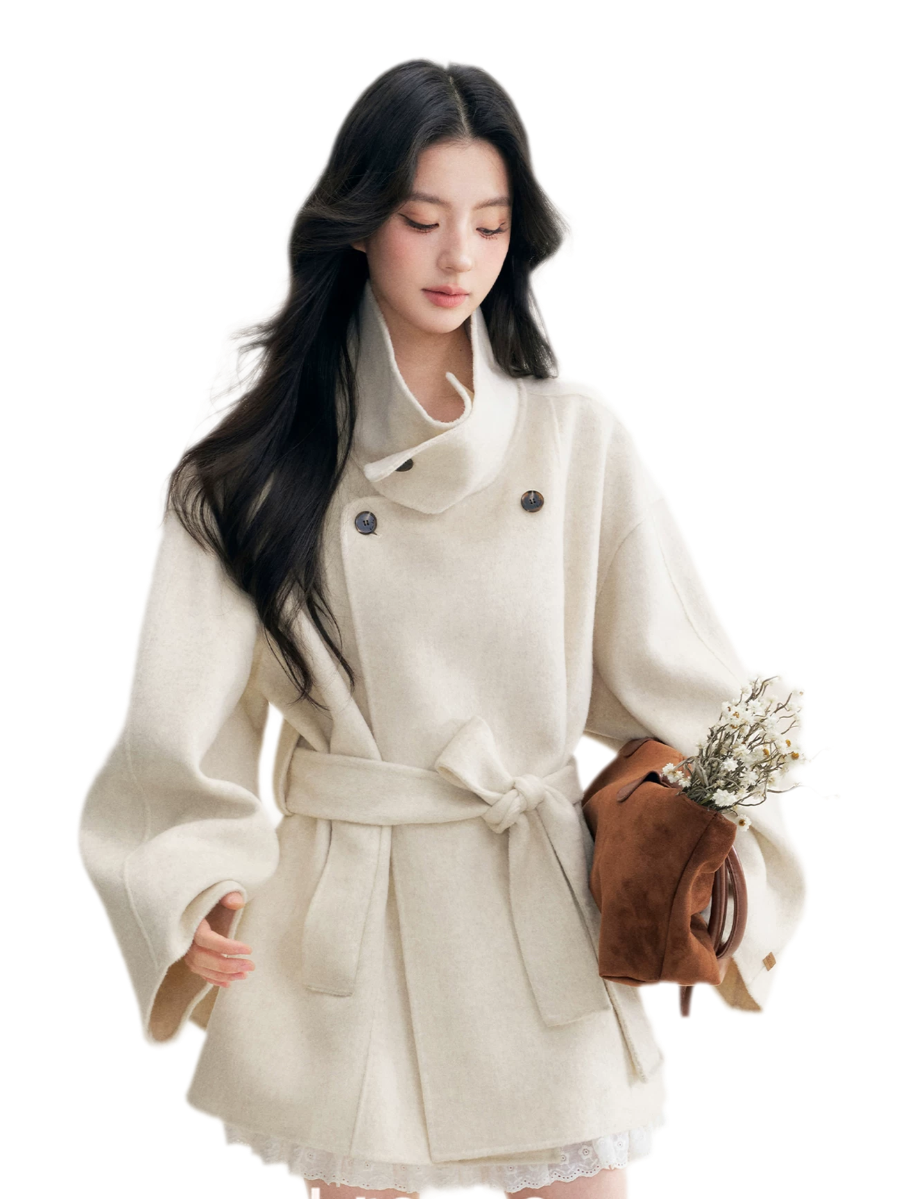 70 Wool Stand Collar Coat