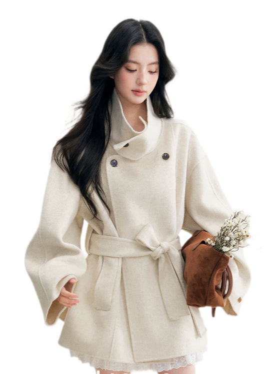 70 Wool Stand Collar Coat