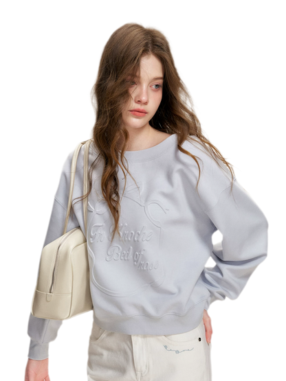 Modal Embossed Sweatshirt
