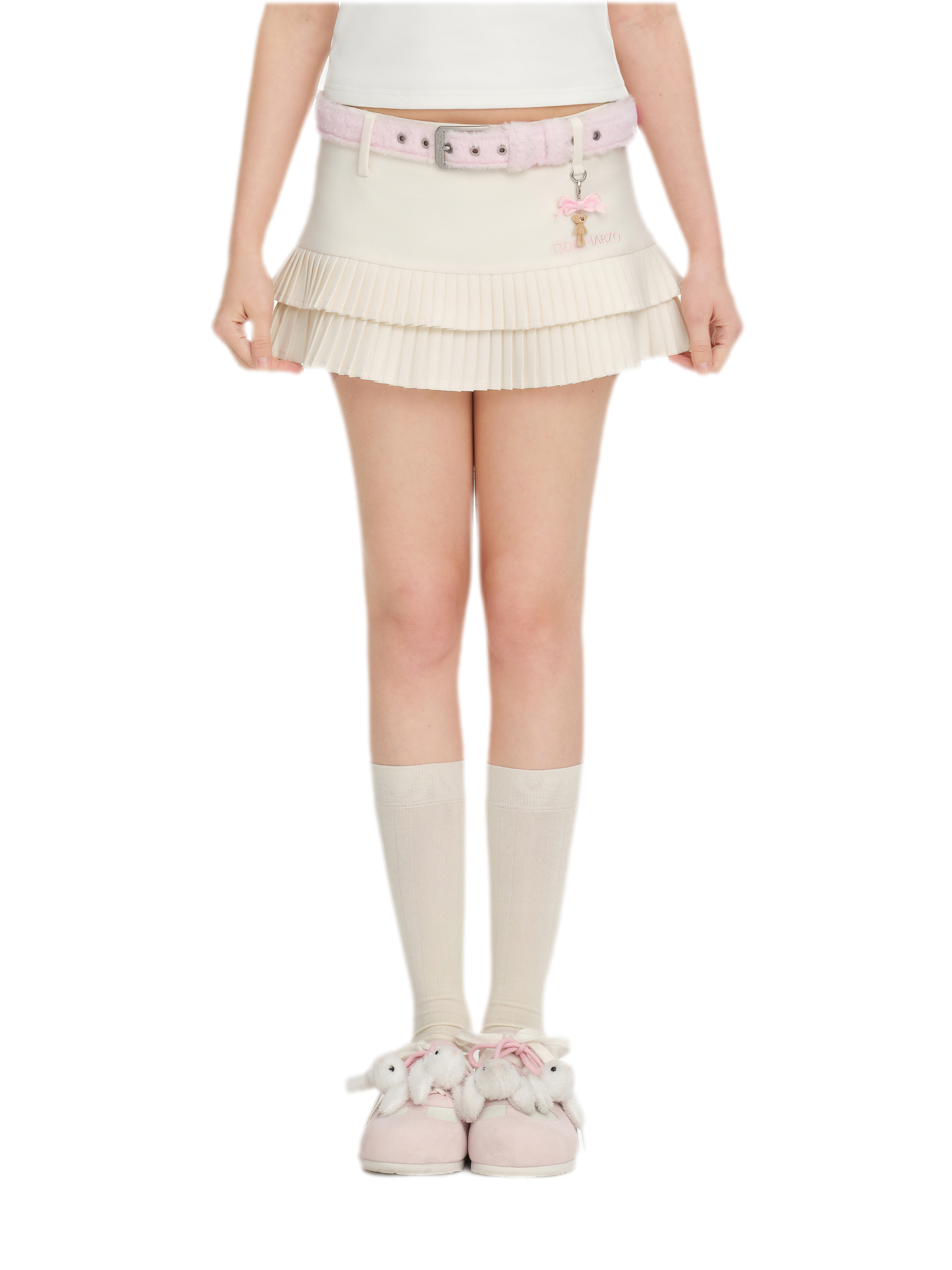 Floral Pleated Skort