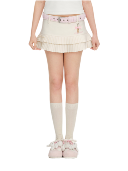 Floral Pleated Skort