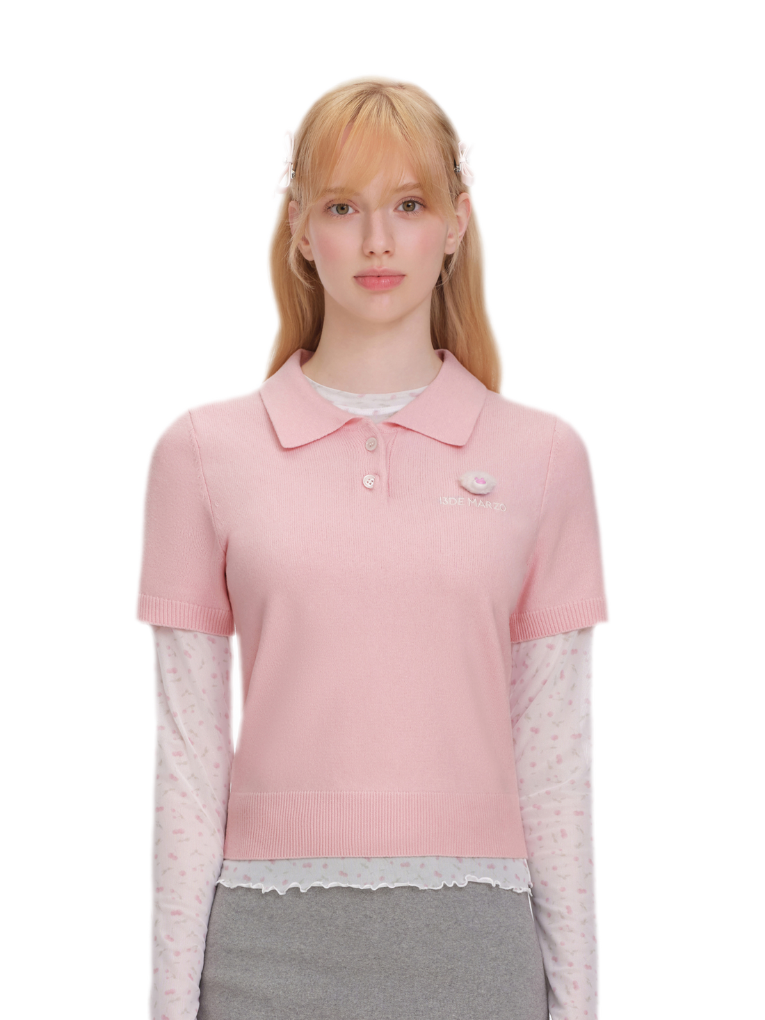 13DE MARZO Polo Knit Short Sleeve Tee – T-Shirts &amp; Polos