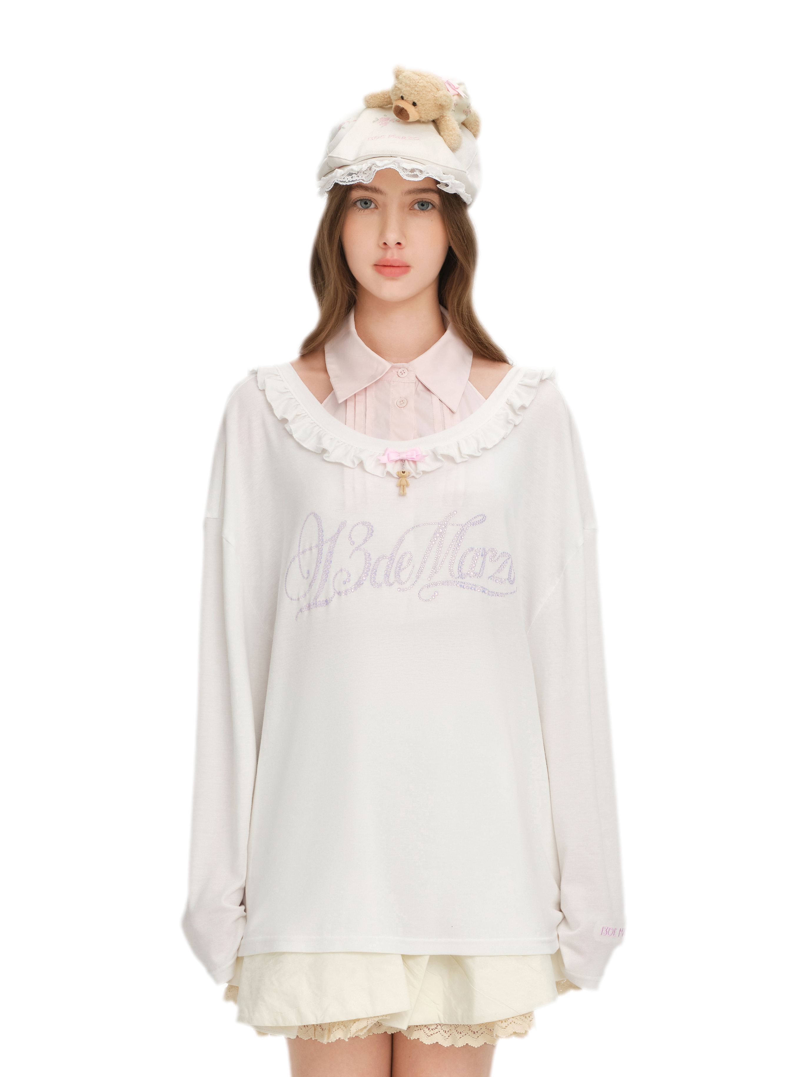 Floral Reversible Knit T‑Shirt