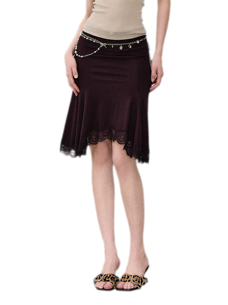 VIA PITTI Lace Mermaid Midi Skirt – Midi Skirts