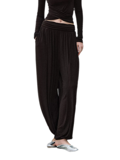 Draped Lantern Pants