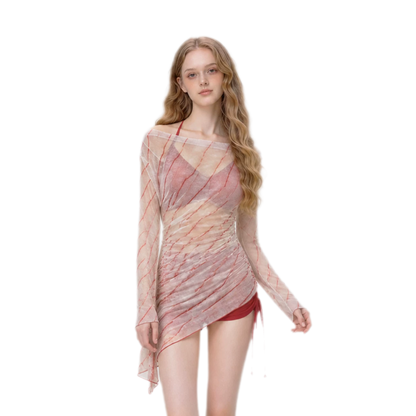 Sheer Layered Swim Set