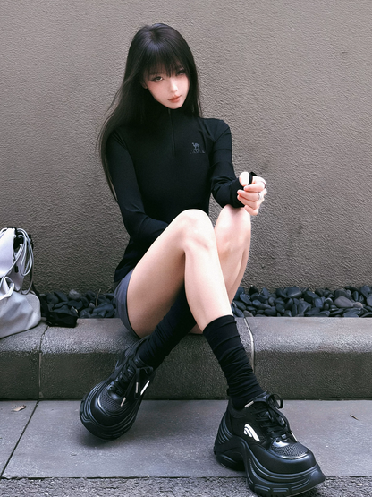Retro Platform Sneakers