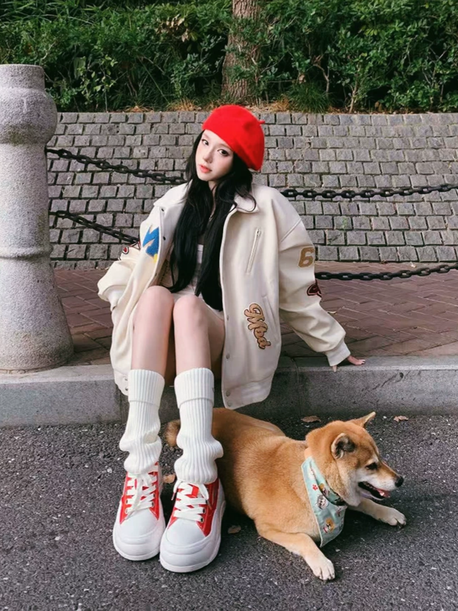 Wave Sole Height Sneakers