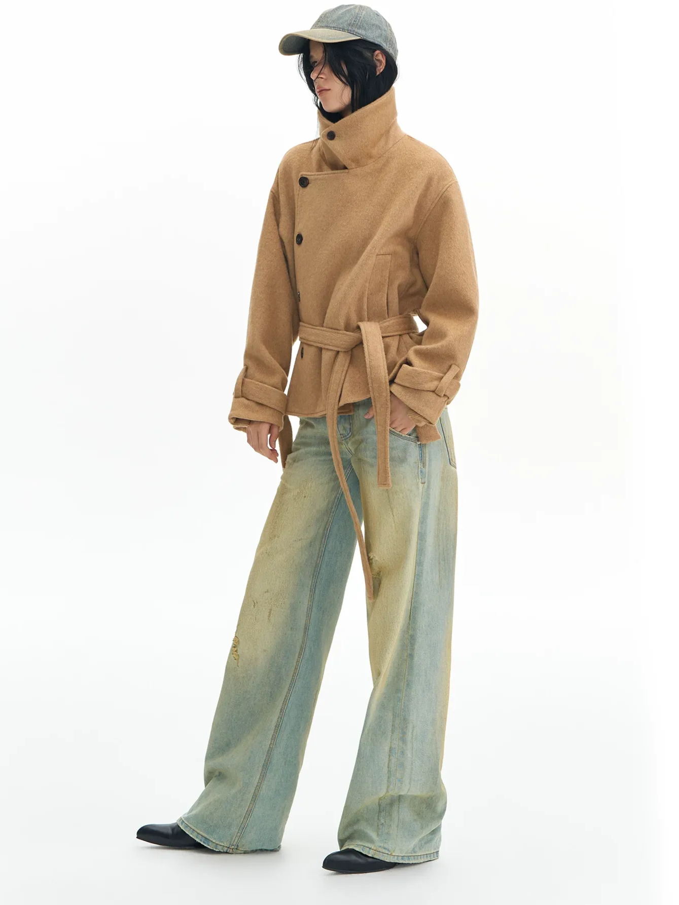 Luxe Belted Wool Coat