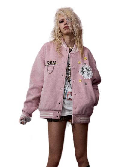 DSM X NANA Embroidered Bomber Jacket