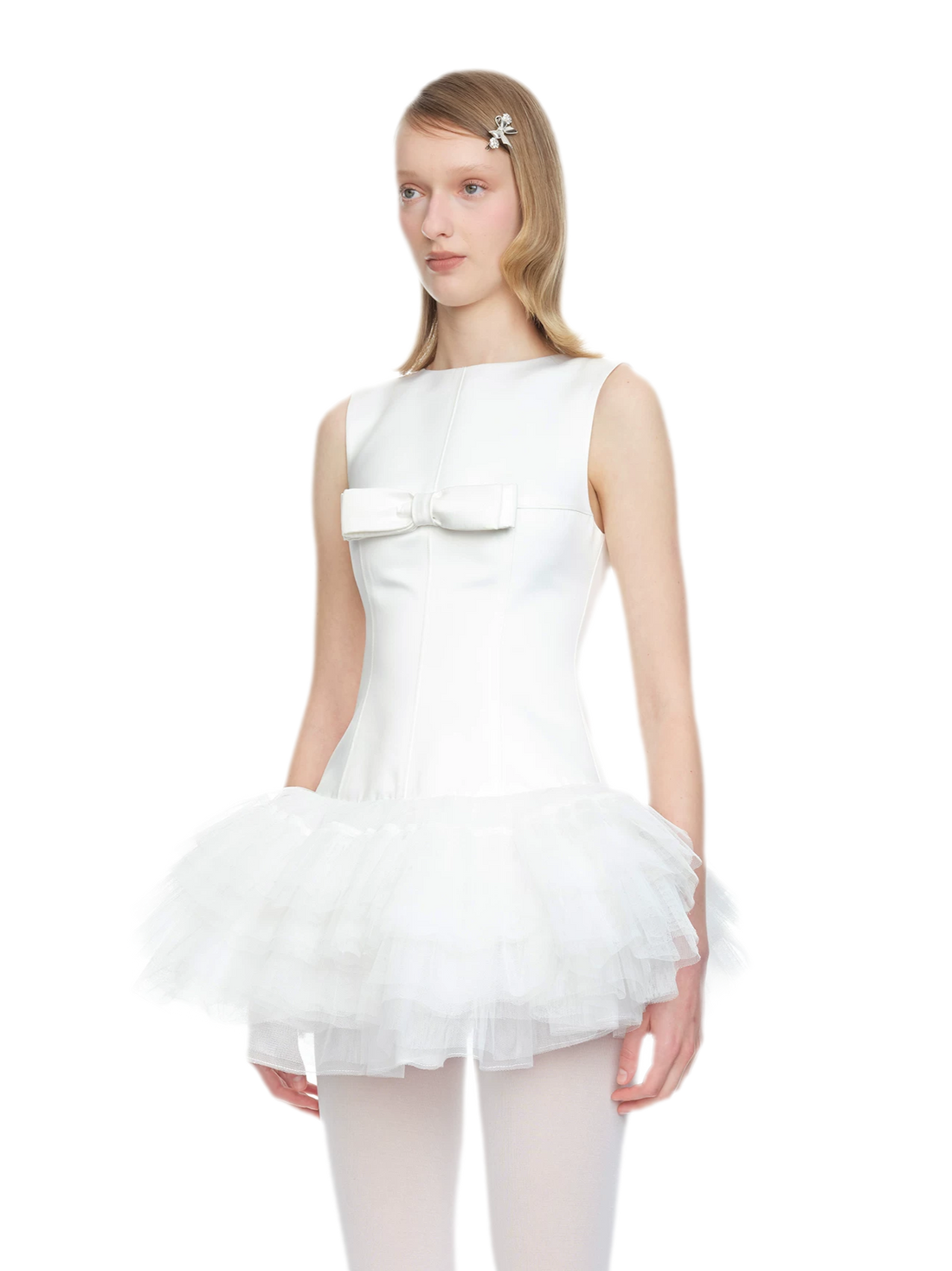 Layered Tulle Bowknot Dress