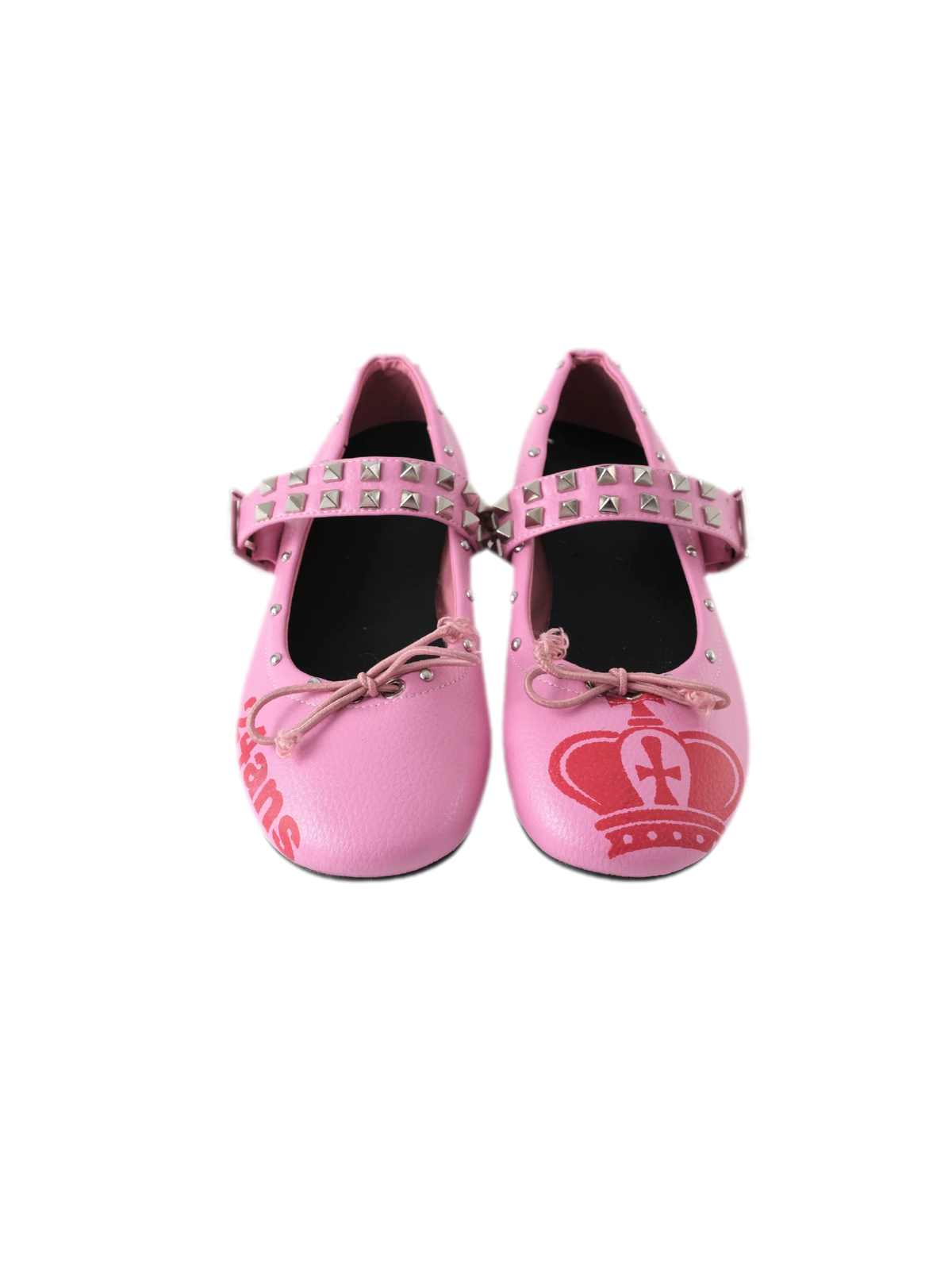 Zapatos Mary Jane con tachuelas de graffiti