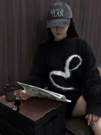 Casquette en denim délavé effet usé
