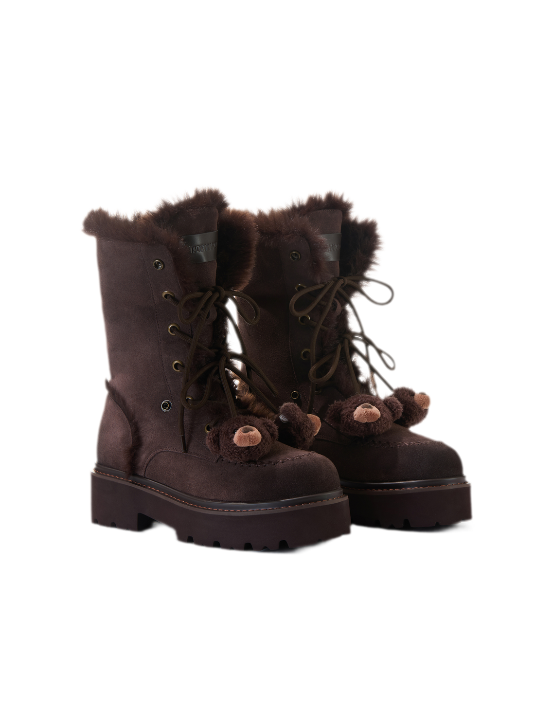 Plush Cuff Chunky Mid-Calf Boots