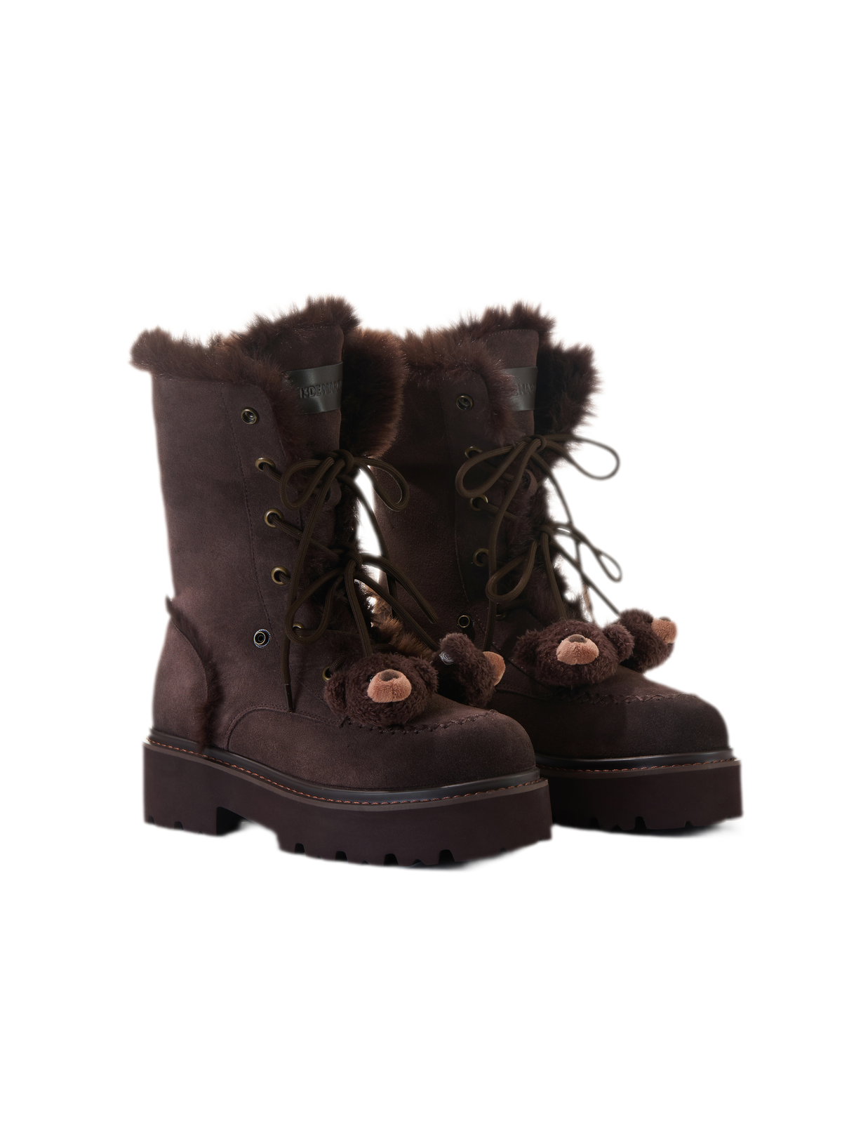 Plush Cuff Chunky Mid-Calf Boots