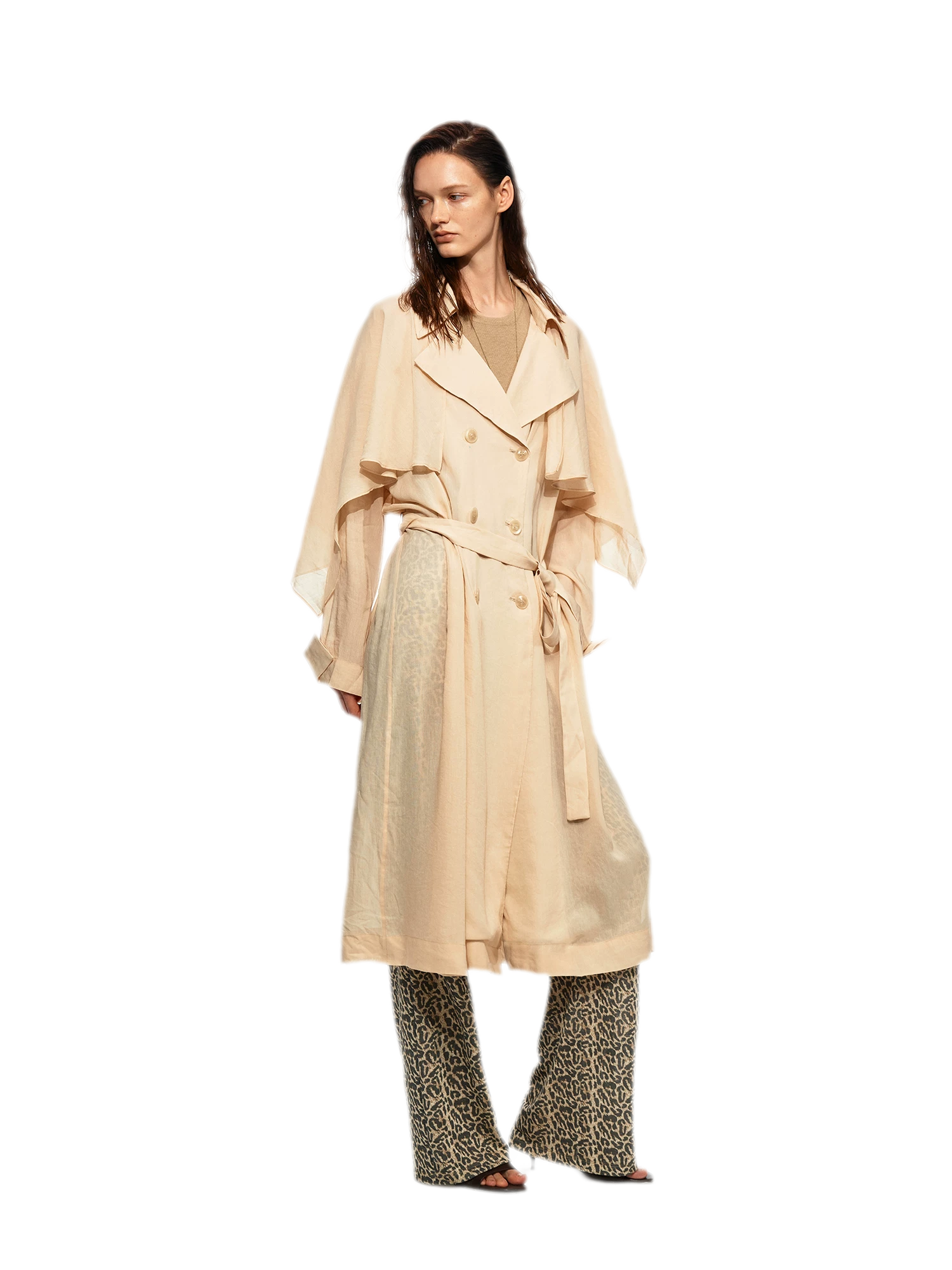 Linen Tencel Sun Trench