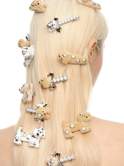 3D Velvet Decorative Hair Clip