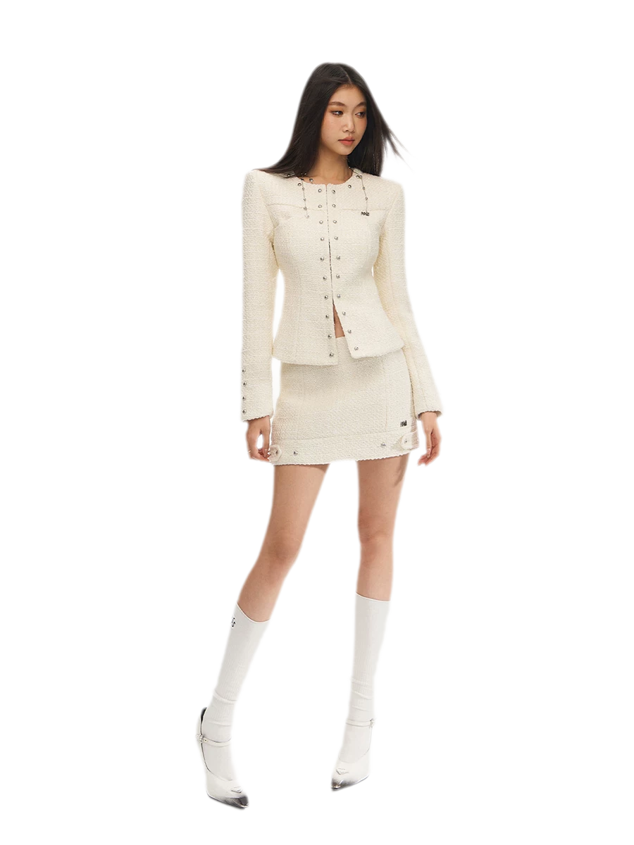 White Tweed Jacket