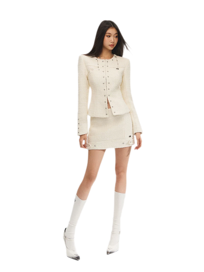 White Tweed Jacket