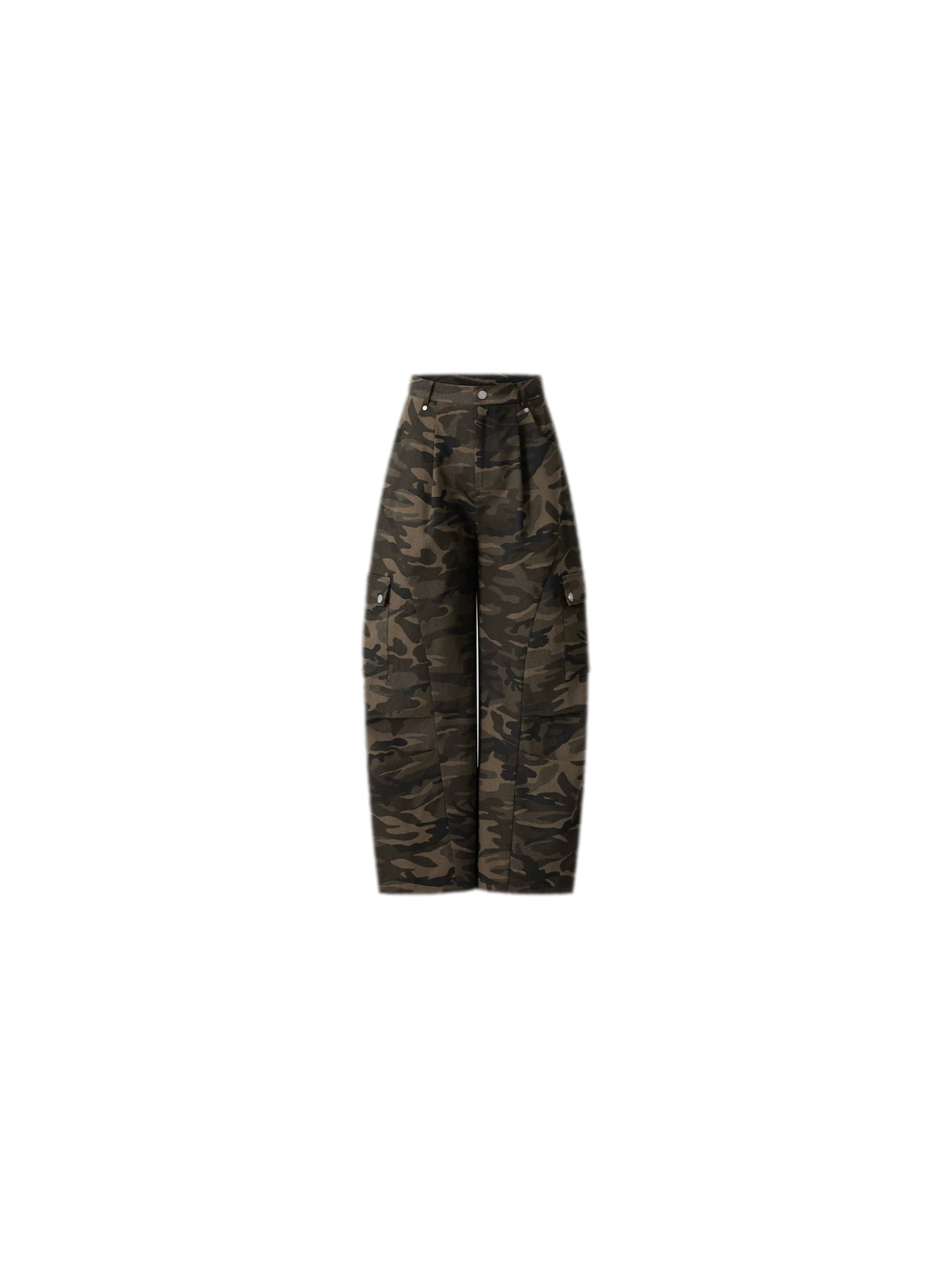 Vintage Curved-Leg Cargo Pants