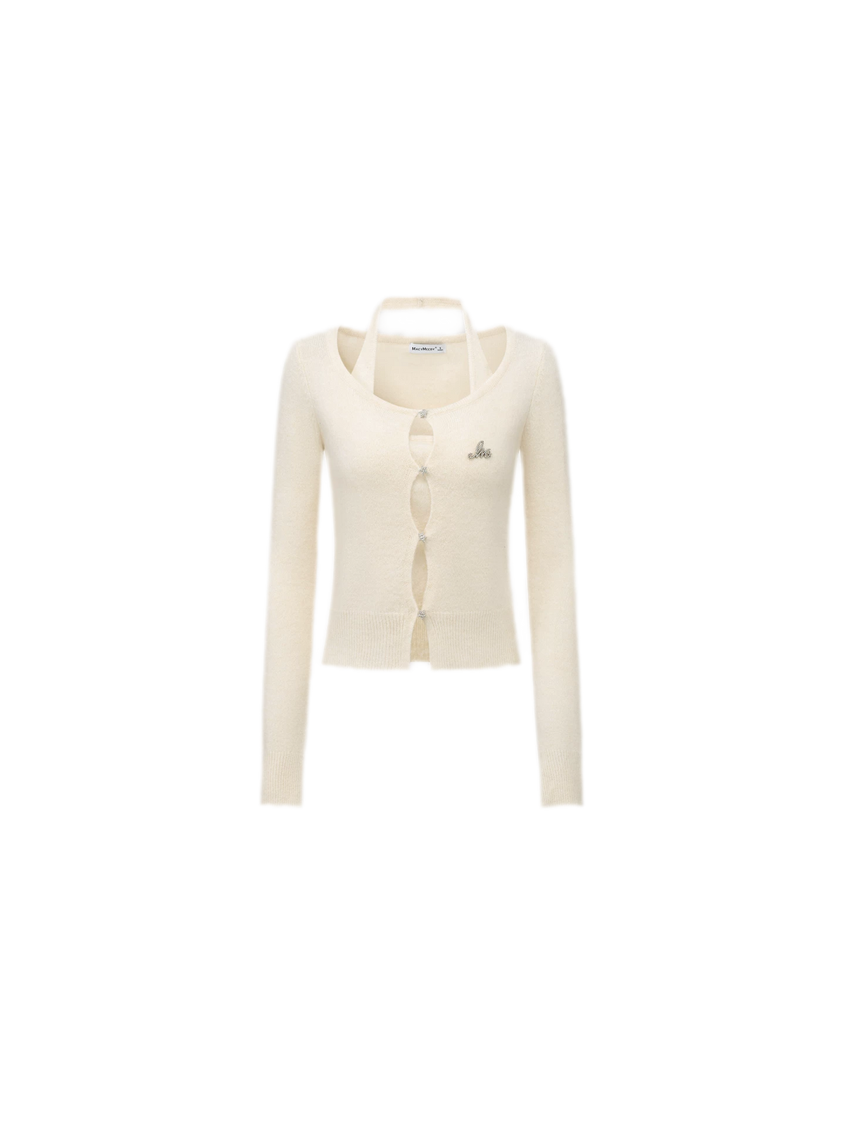 Soft Halter Cropped Cardigan