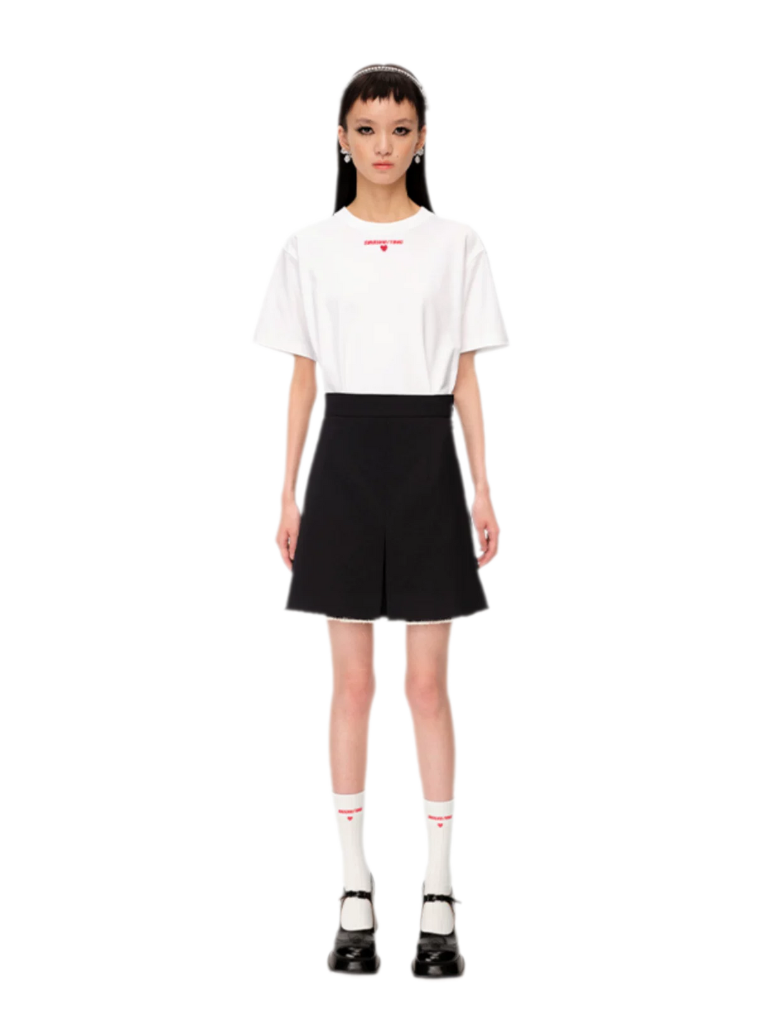 Cotton Logo Heart T-Shirt