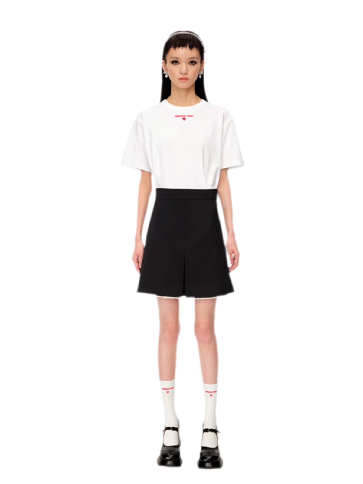 Cotton Logo Heart T-Shirt