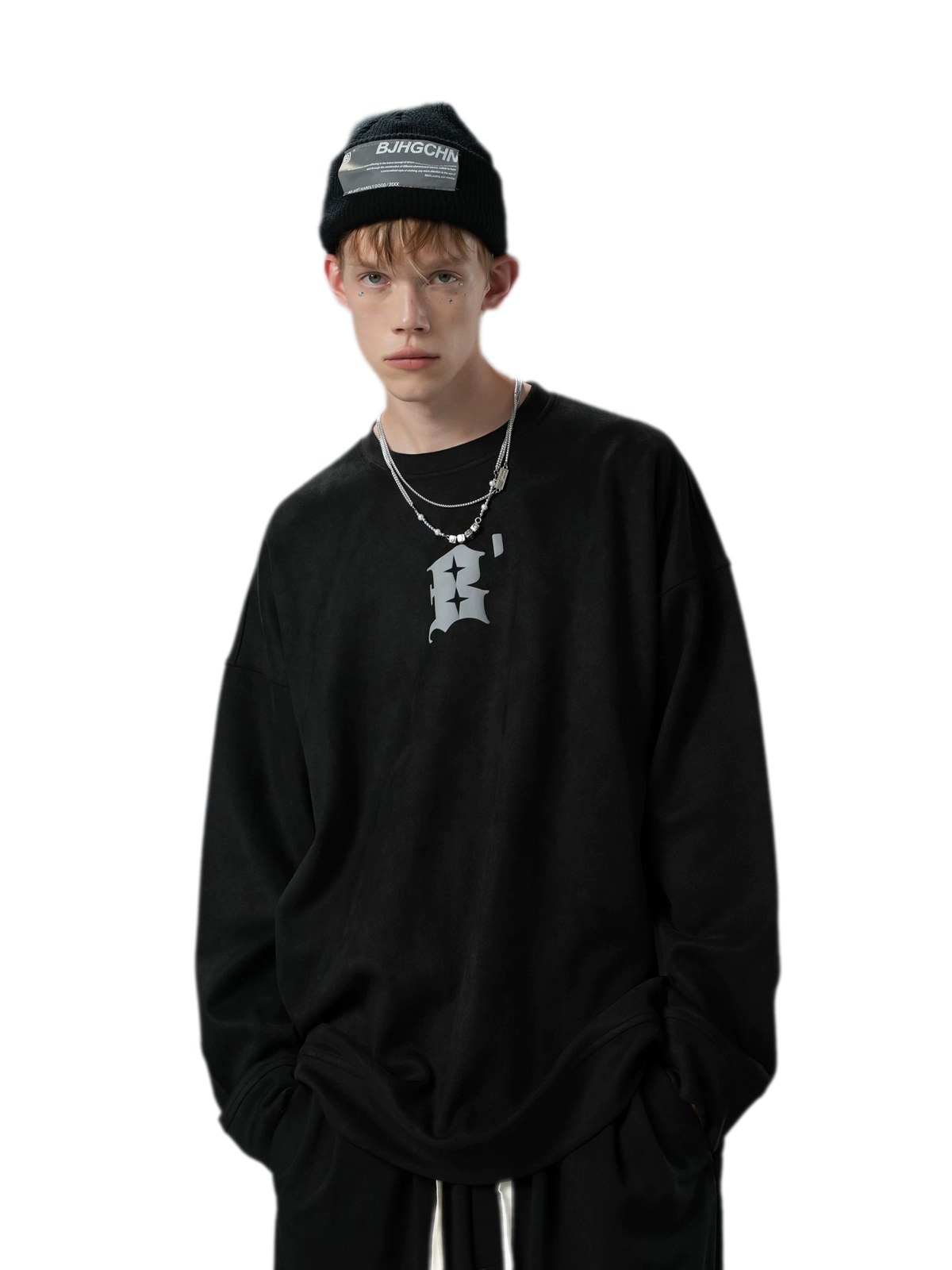 Eco Suede Oversized Sweatshirt
